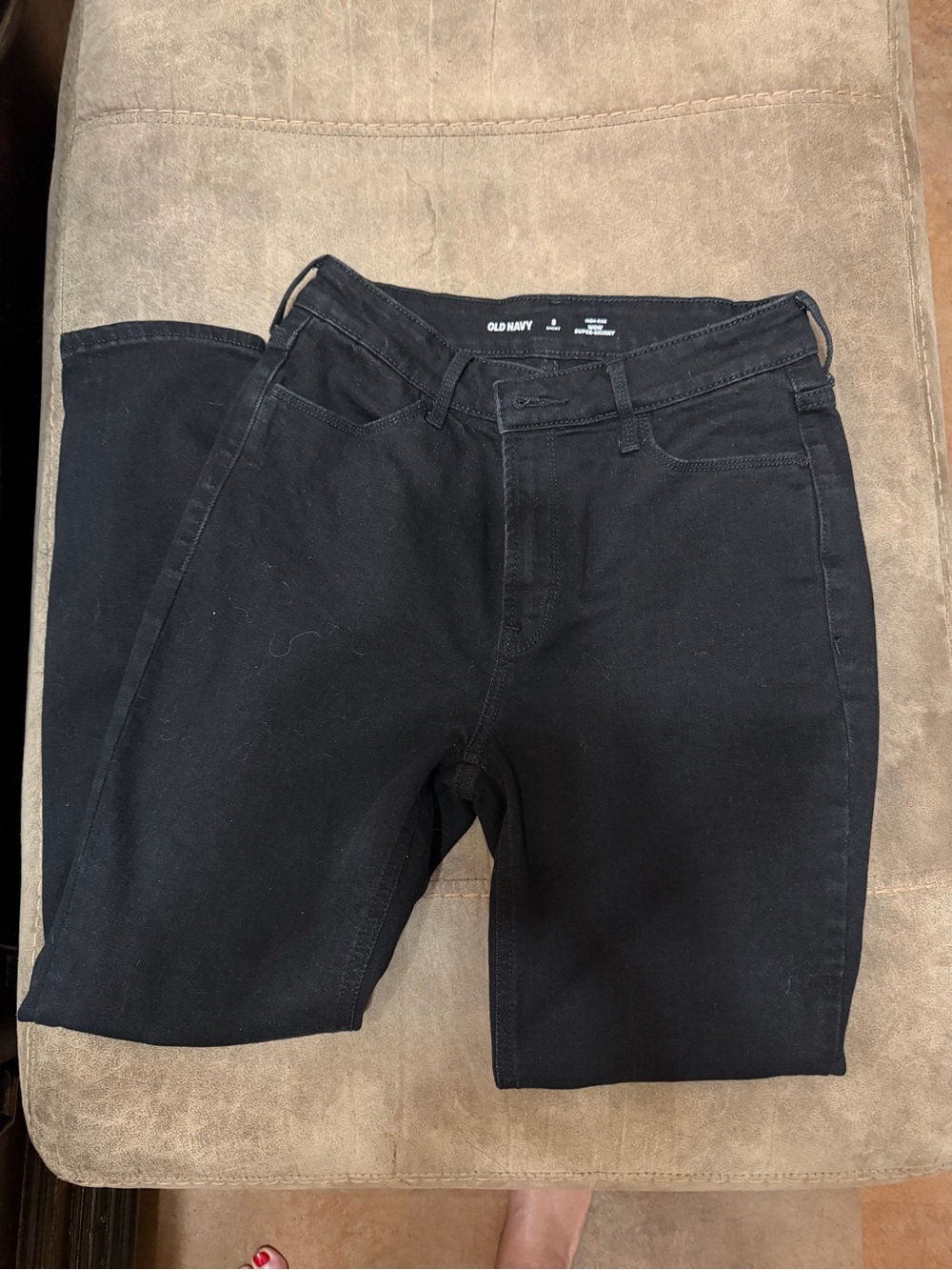 Old Navy Women's Black Super Skinny Stretch Jeans